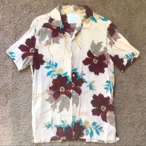 Denim & Flower Ricky Singh Flower Printed Shirt